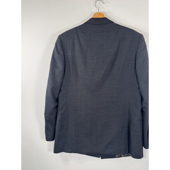 VINTAGE Yves Saint Laurent Blazer Black Double Breasted Sport Coat 40R - Picture 9 of 11